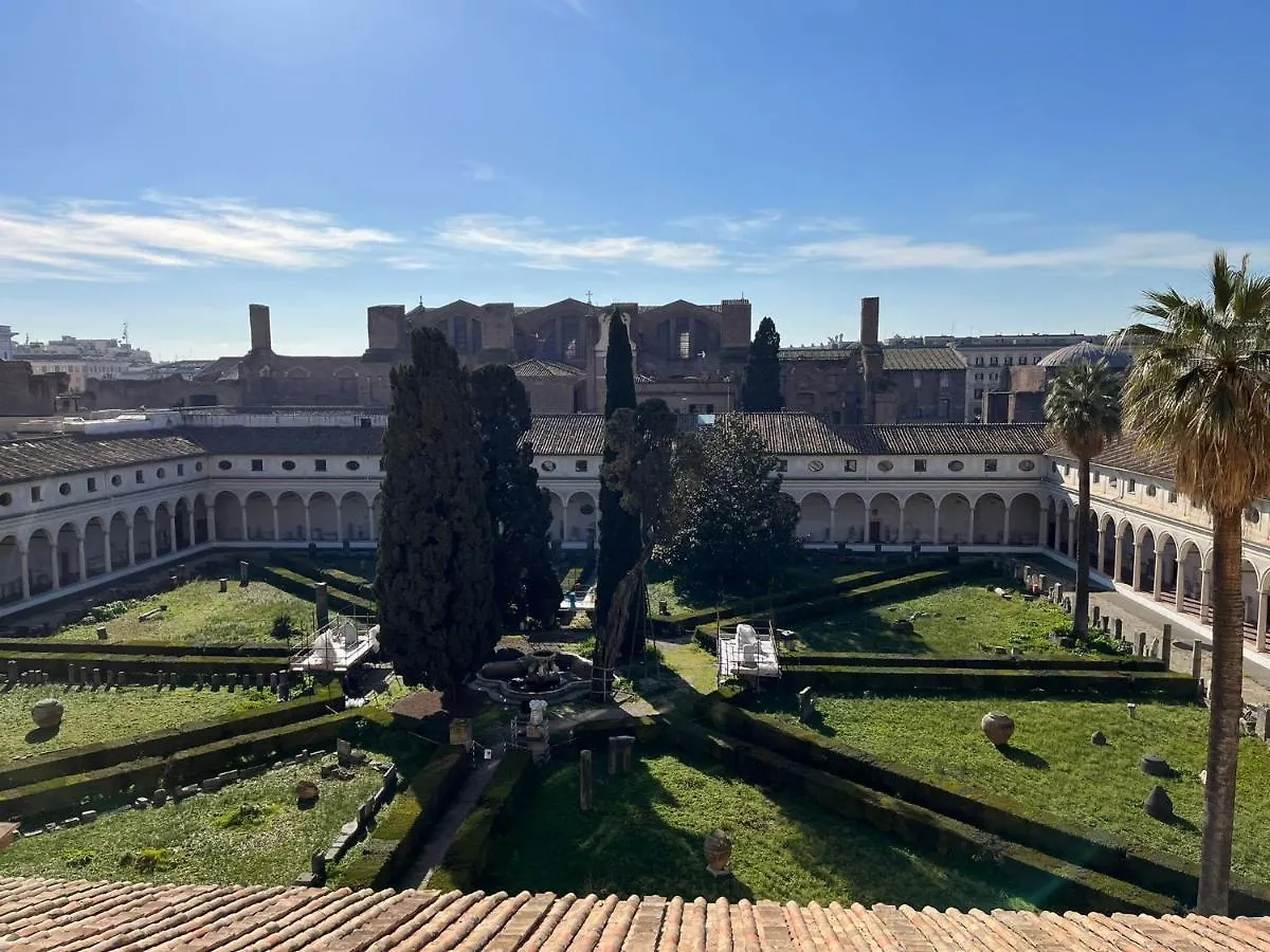 Camera X2 Con Magnifica Vista Sul Chiostro Di Michelangelo E Le Terme Di Diocleziano Rome 0*,